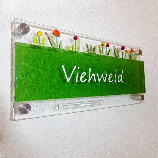 Schild Ferienwohnung Viehweid